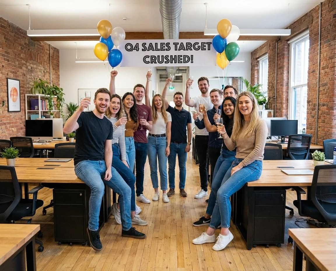 Business professional planning content strategy